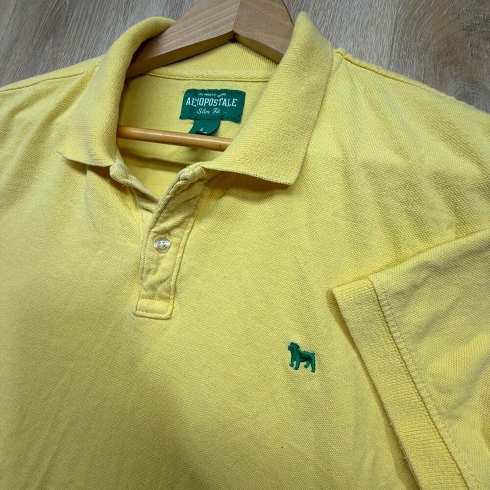 Aeropostale Men's Yellow Polo-shirts